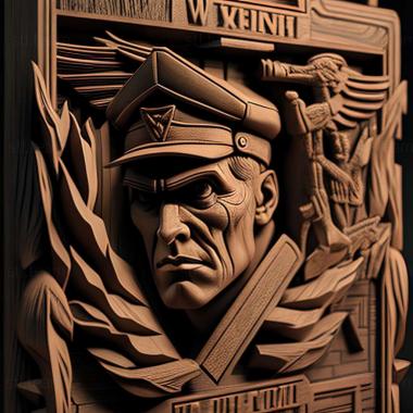 3D модель Игра Вражеская территория Wolfenstein (STL)